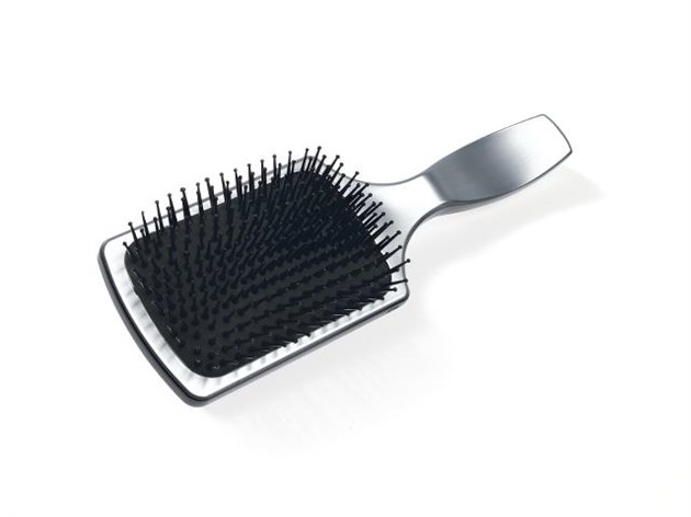 Paddelborste Stor Silvermetall